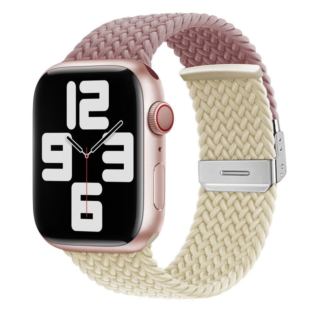 Tidsløst Nylon Universal Rem passer til Apple Smartwatch - Lilla#serie_6