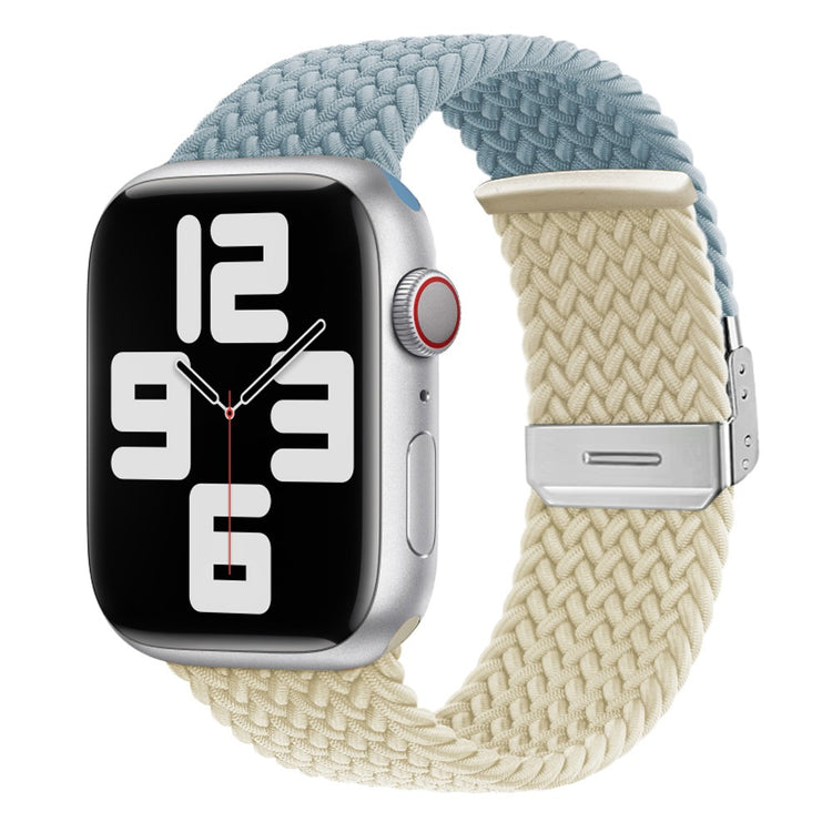 Tidsløst Nylon Universal Rem passer til Apple Smartwatch - Blå#serie_7