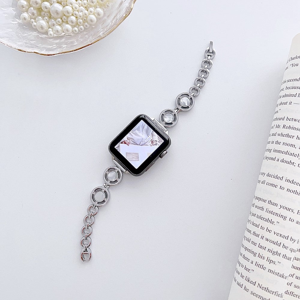 Komfortabel Metal Universal Rem passer til Apple Smartwatch - Sølv#serie_2