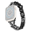 Vildt Fed Metal Og Rhinsten Universal Rem passer til Apple Smartwatch