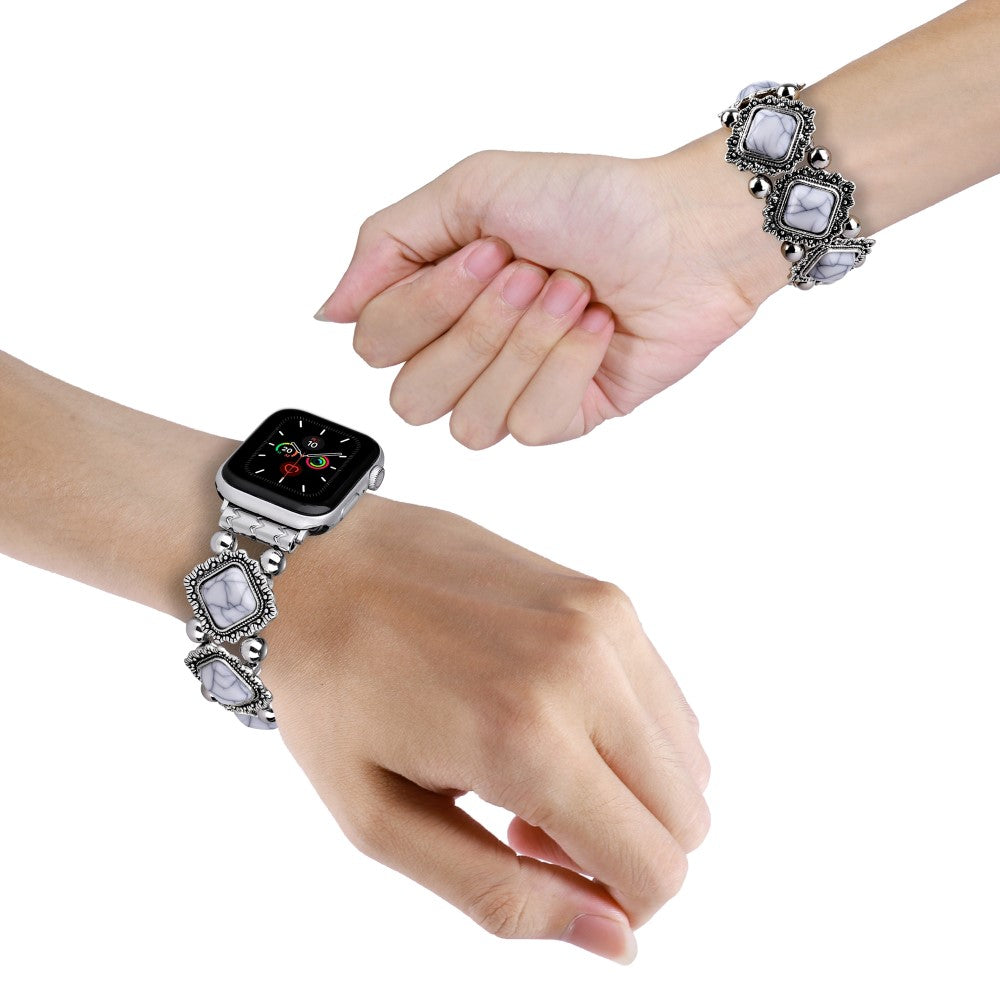 Super Godt Metal Universal Rem passer til Apple Smartwatch - Sølv#serie_3