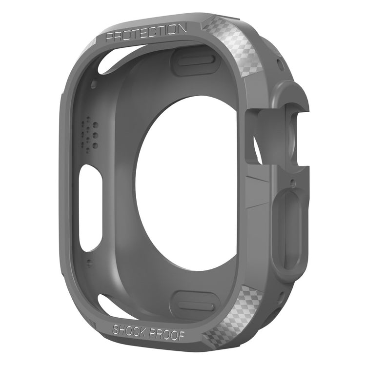 Apple Watch Series 8 (45mm) / Apple Watch Series 7 45mm Beskyttende Silikone Bumper  - Sølv#serie_3