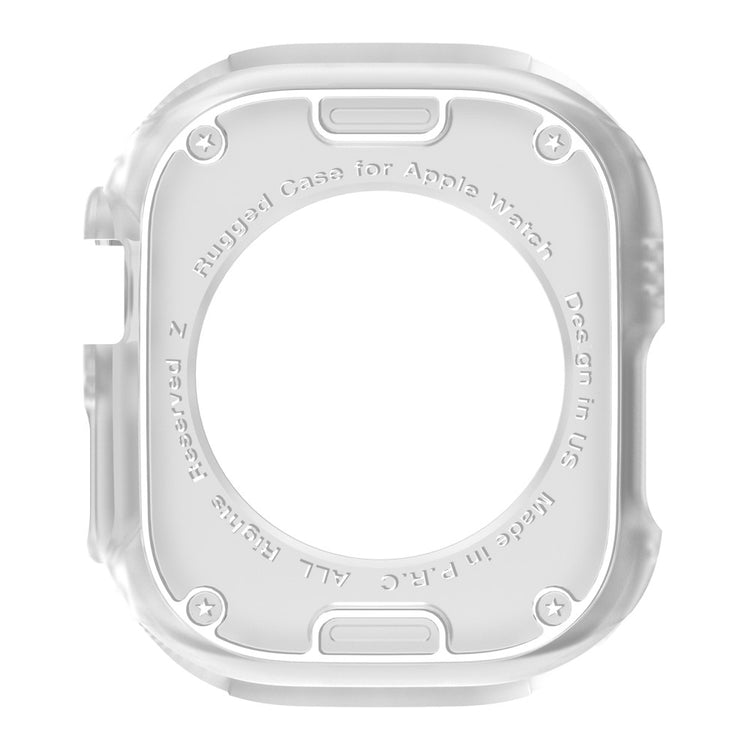 Apple Watch Series 8 (45mm) / Apple Watch Series 7 45mm Beskyttende Silikone Bumper  - Gennemsigtig#serie_4