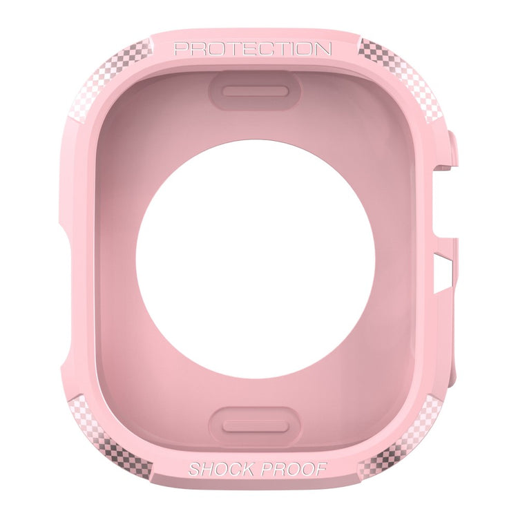 Apple Watch Series 8 (45mm) / Apple Watch Series 7 45mm Beskyttende Silikone Bumper  - Pink#serie_5