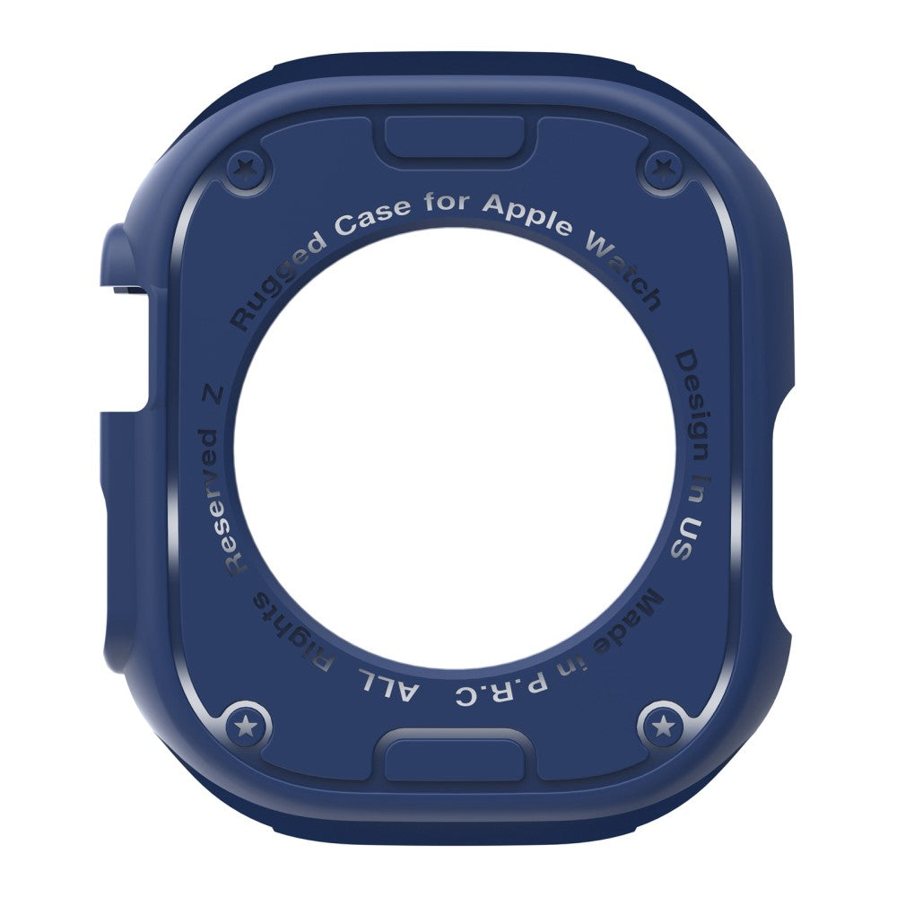 Apple Watch Series 8 (45mm) / Apple Watch Series 7 45mm Beskyttende Silikone Bumper  - Blå#serie_6