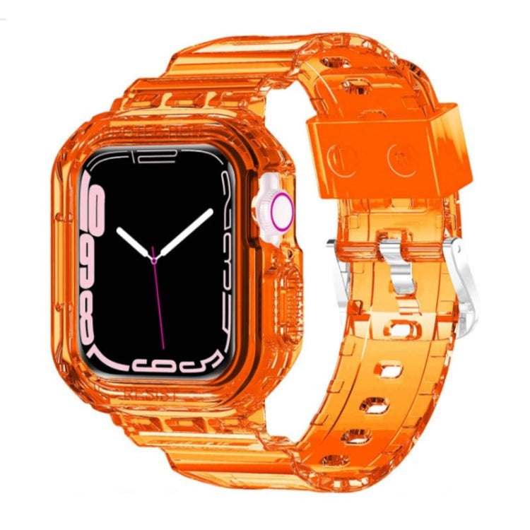 Rigtigt smuk Universal Apple Silikone Rem - Orange#serie_9