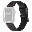 Nydelig Ægte Læder Og Nylon Universal Rem passer til Apple Smartwatch