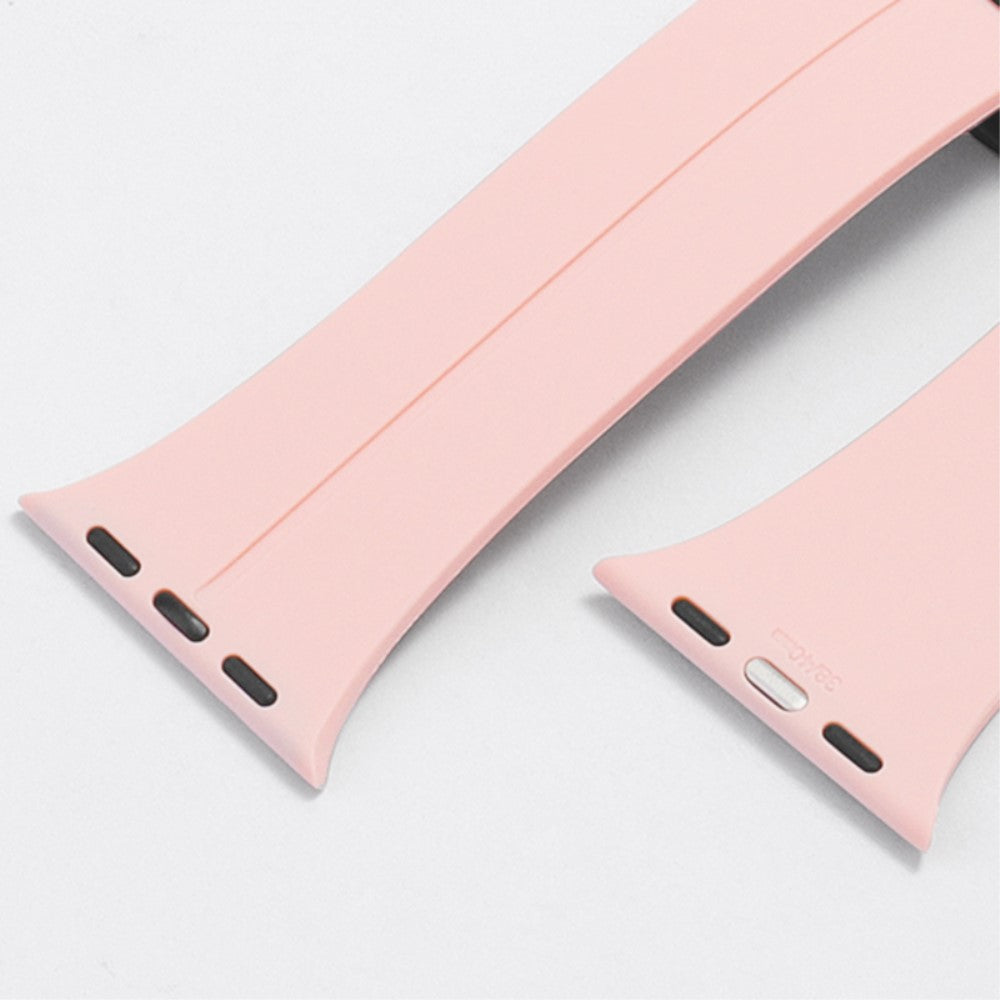 Rigtigt kønt Universal Apple Silikone Rem - Pink#serie_1