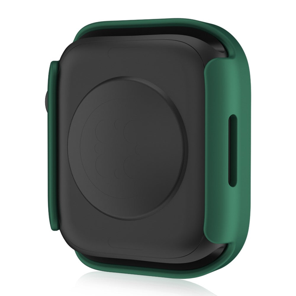 Mega Fed Apple Watch Series 8 (45mm) / Apple Watch Series 7 45mm Cover med Skærmbeskytter i Plastik og Hærdet Glas - Grøn#serie_6