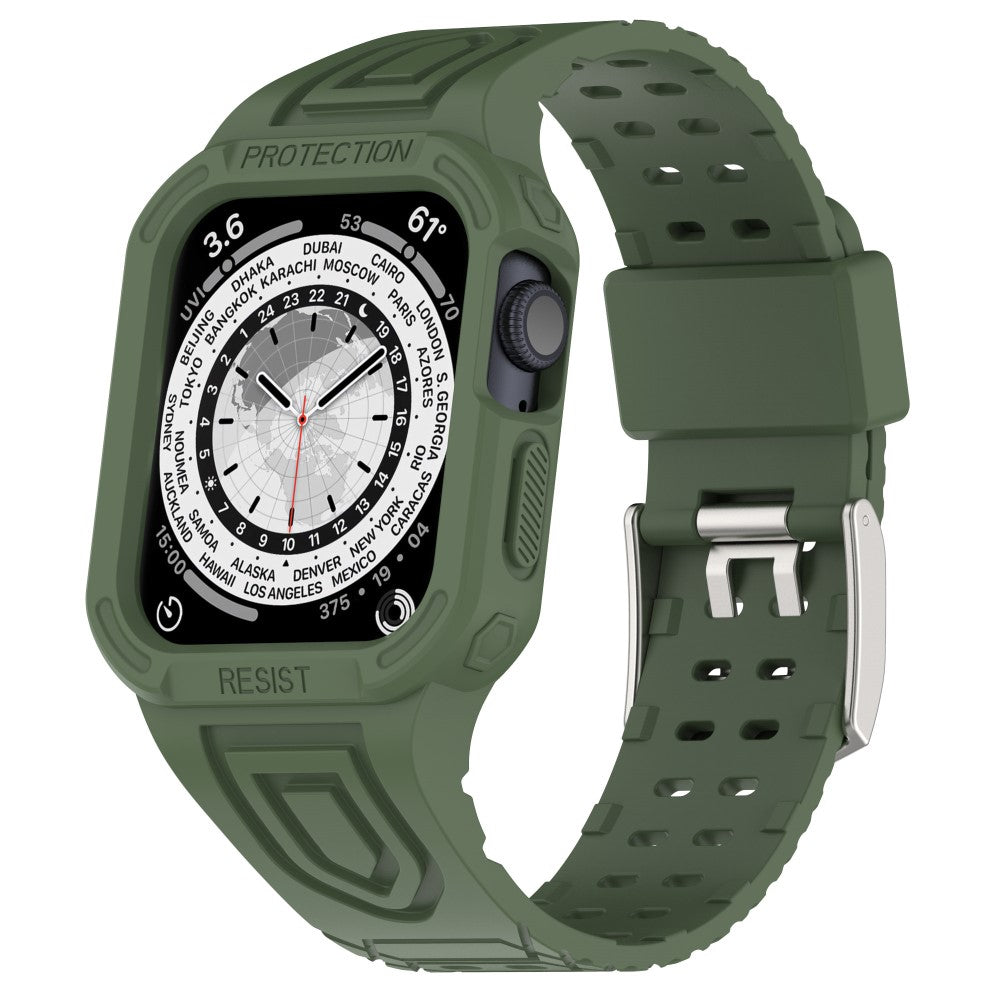 Meget Komfortabel Plastik Universal Rem passer til Apple Smartwatch - Grøn#serie_2