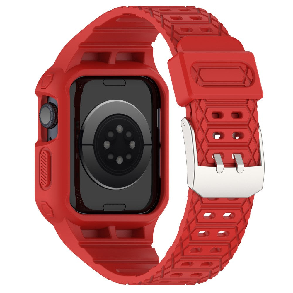 Meget Komfortabel Plastik Universal Rem passer til Apple Smartwatch - Rød#serie_5