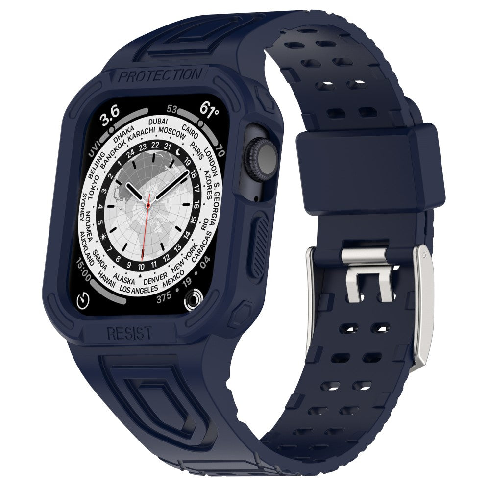 Meget Komfortabel Plastik Universal Rem passer til Apple Smartwatch - Blå#serie_7