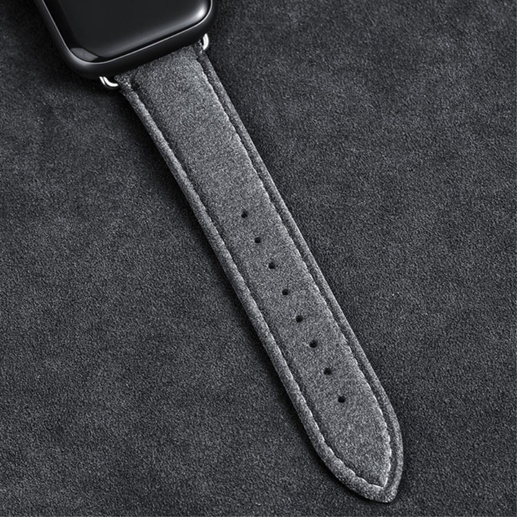 Rigtigt Cool Kunstlæder Universal Rem passer til Apple Smartwatch - Sølv#serie_1