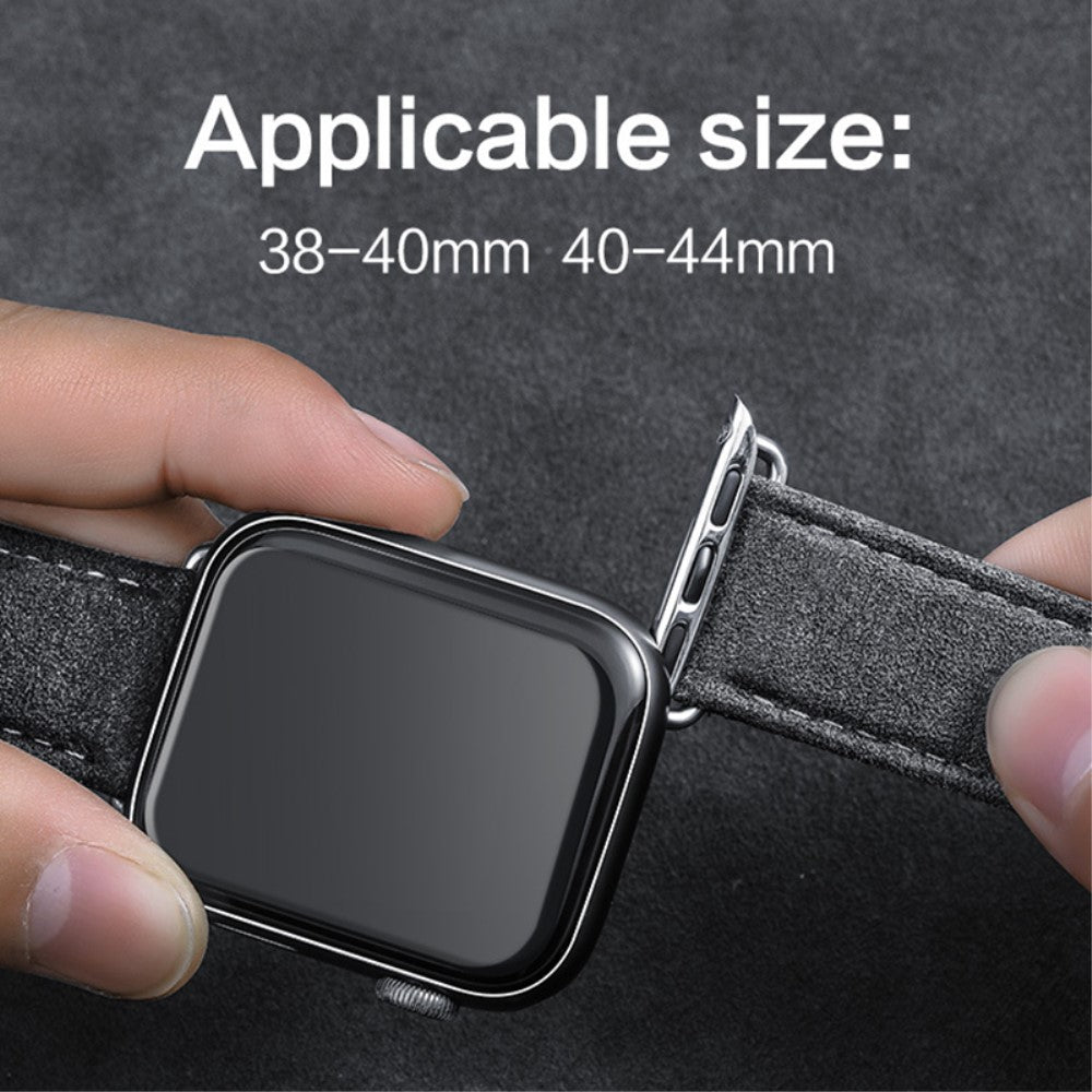 Rigtigt Cool Kunstlæder Universal Rem passer til Apple Smartwatch - Blå#serie_2