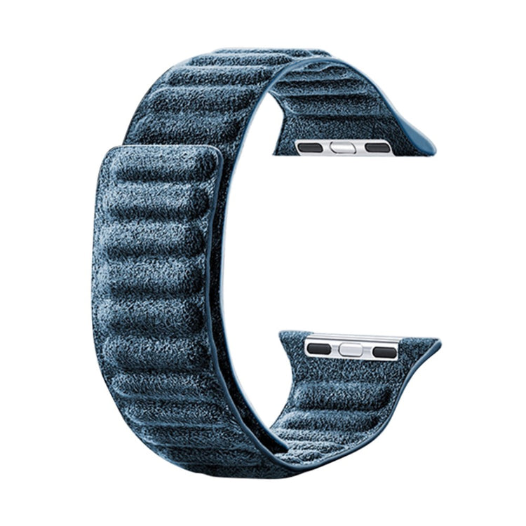 Rigtigt Elegant Kunstlæder Universal Rem passer til Apple Smartwatch - Blå#serie_4