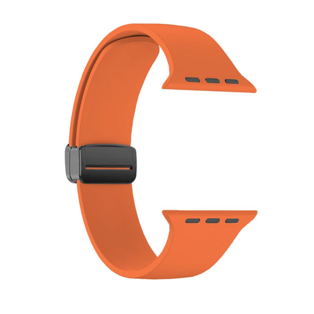 Klassisk Silikone Universal Rem passer til Apple Smartwatch - Orange#serie_3