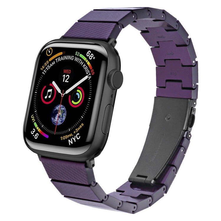 Meget Fed Plastik Universal Rem passer til Apple Smartwatch - Lilla#serie_10