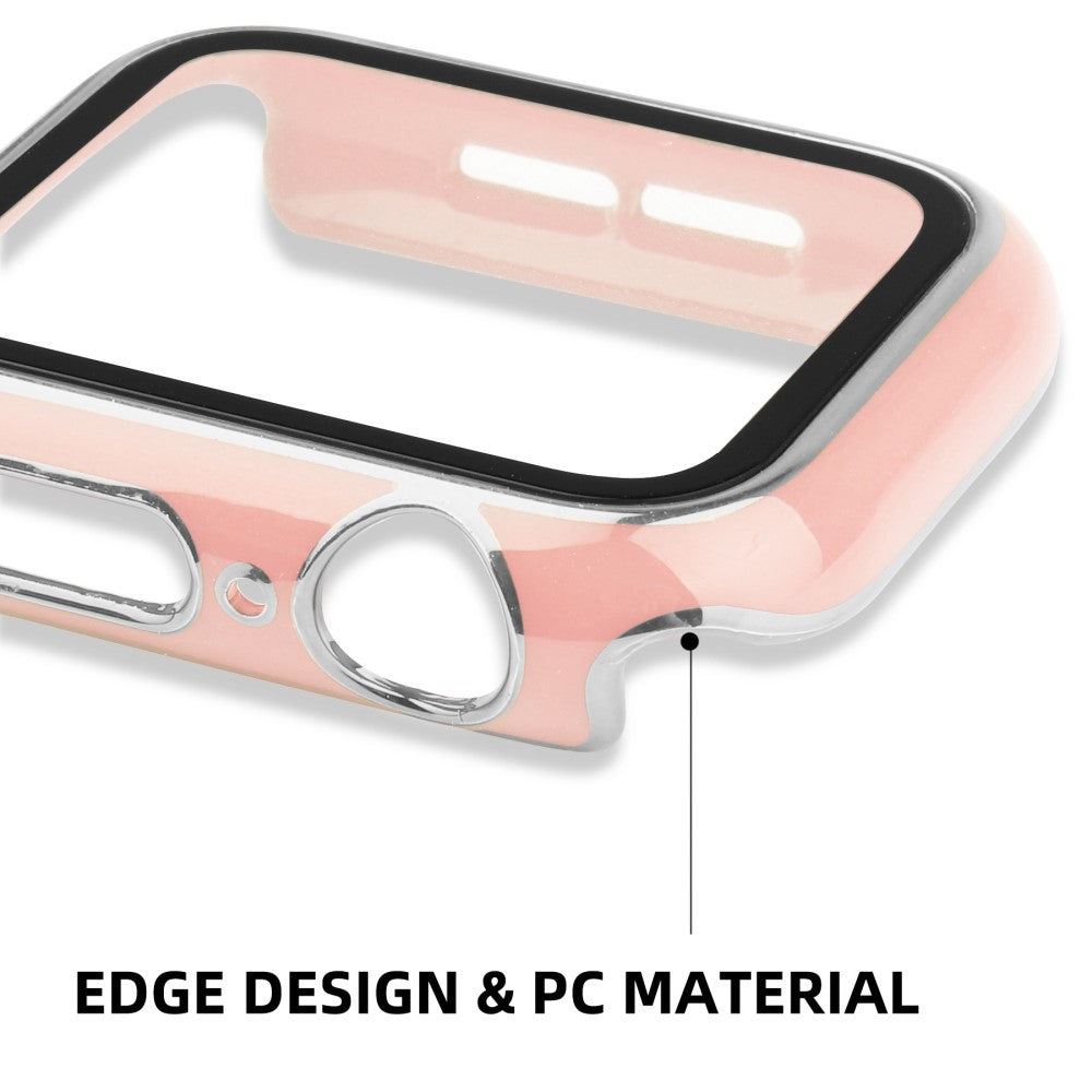 Vildt Flot Universal Apple Cover med Skærmbeskytter i Plastik og Hærdet Glas - Pink#serie_6
