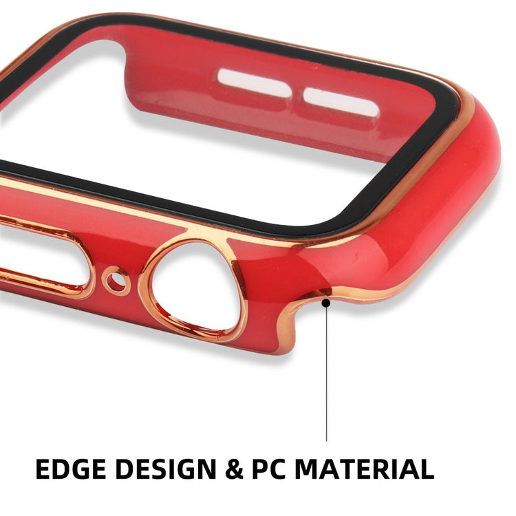 Vildt Flot Universal Apple Cover med Skærmbeskytter i Plastik og Hærdet Glas - Rød#serie_7
