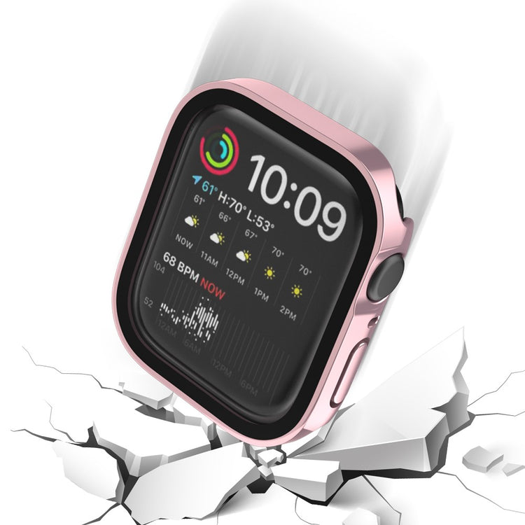 Fed Universal Apple Cover med Skærmbeskytter i Plastik og Hærdet Glas - Pink#serie_3