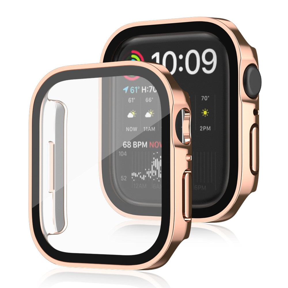 Fed Universal Apple Cover med Skærmbeskytter i Plastik og Hærdet Glas - Pink#serie_5