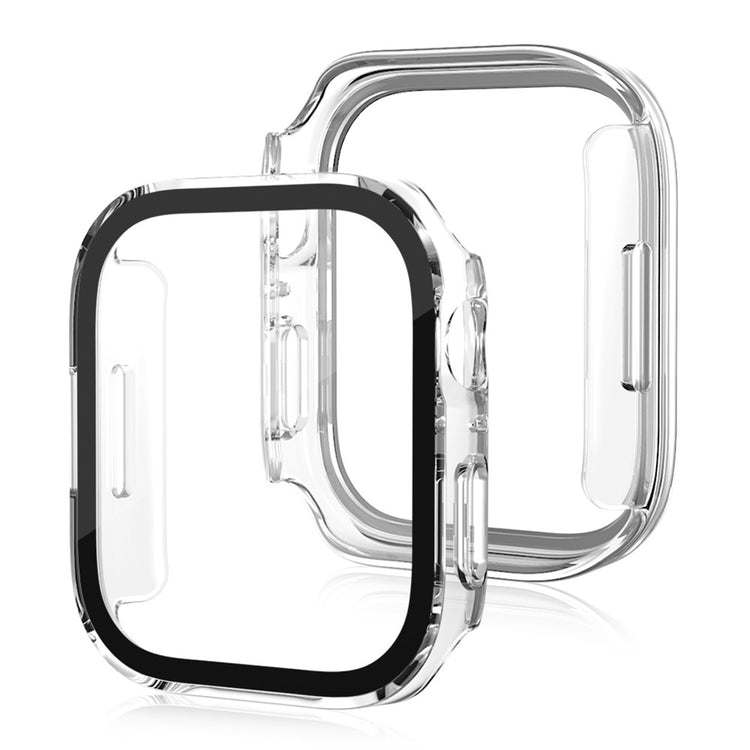 Rigtigt Fed Universal Apple Cover med Skærmbeskytter i Plastik og Hærdet Glas - Gennemsigtig#serie_8