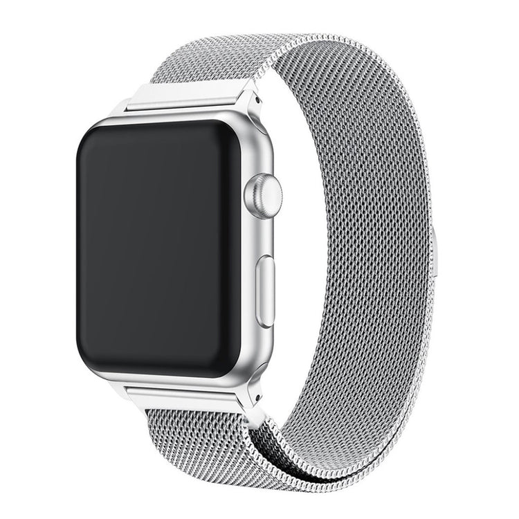 Skøn Apple Watch Series 1-3 42mm Metal Rem - Sølv#serie_4