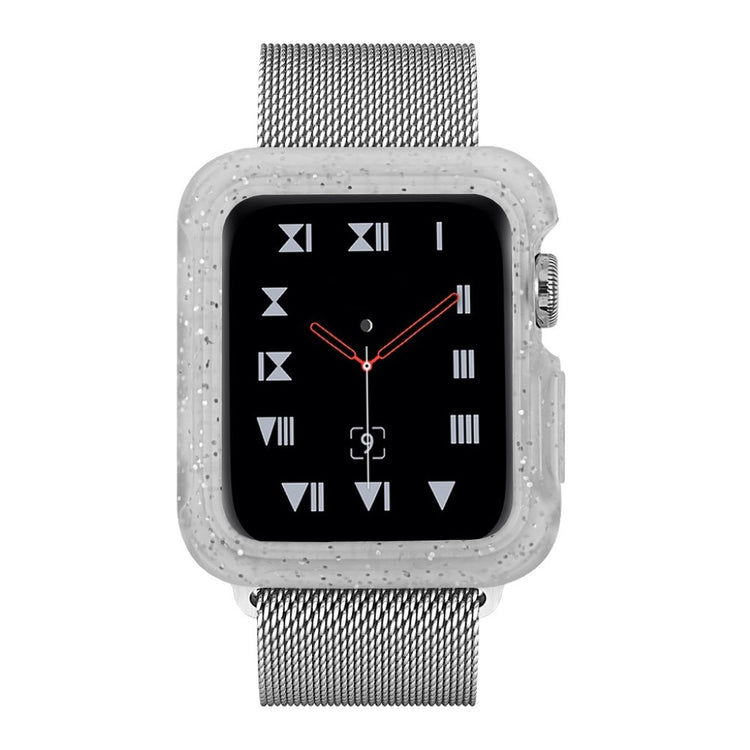 Fed Apple Watch Series 1-3 42mm Silikone Cover - Hvid#serie_6