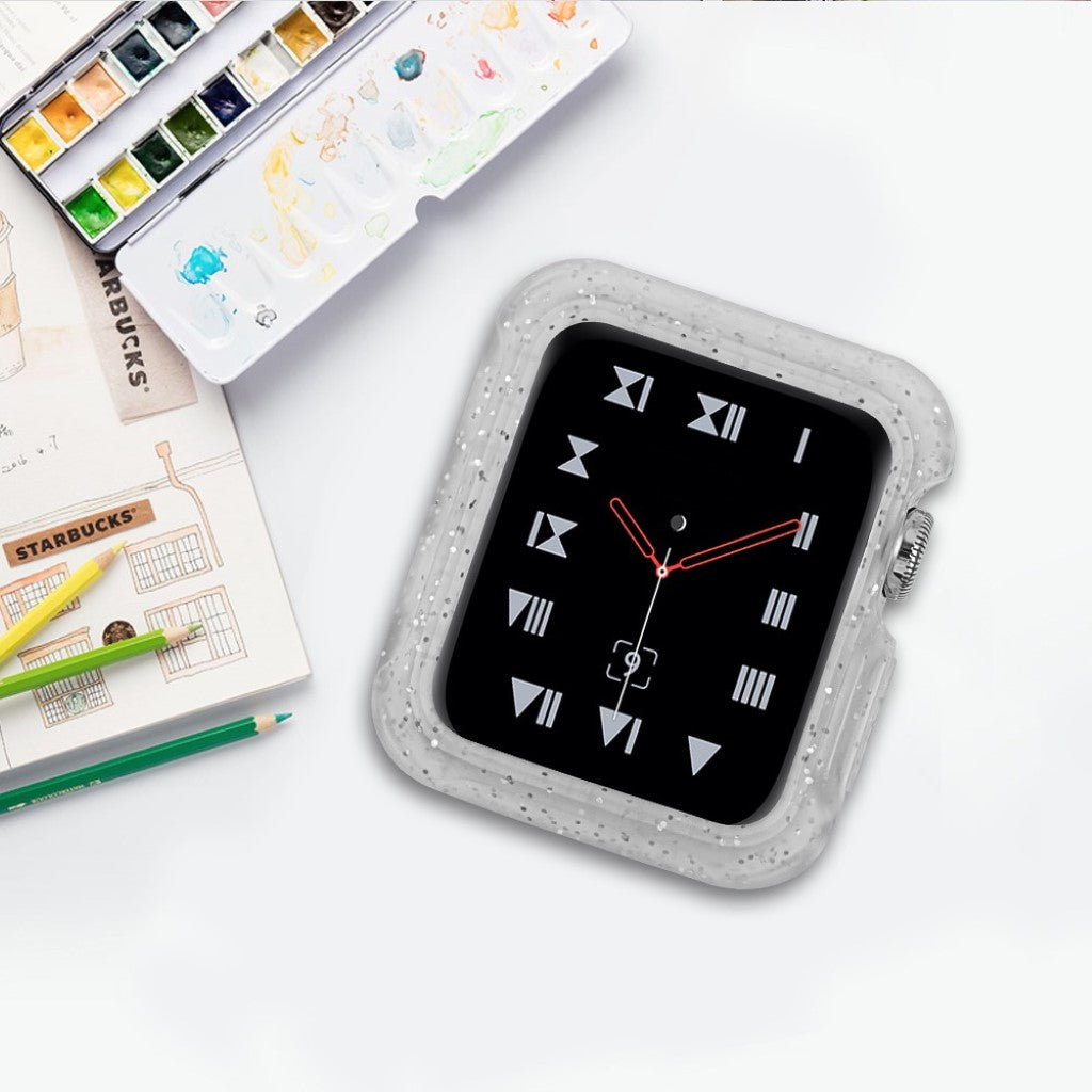 Fed Apple Watch Series 1-3 42mm Silikone Cover - Hvid#serie_6