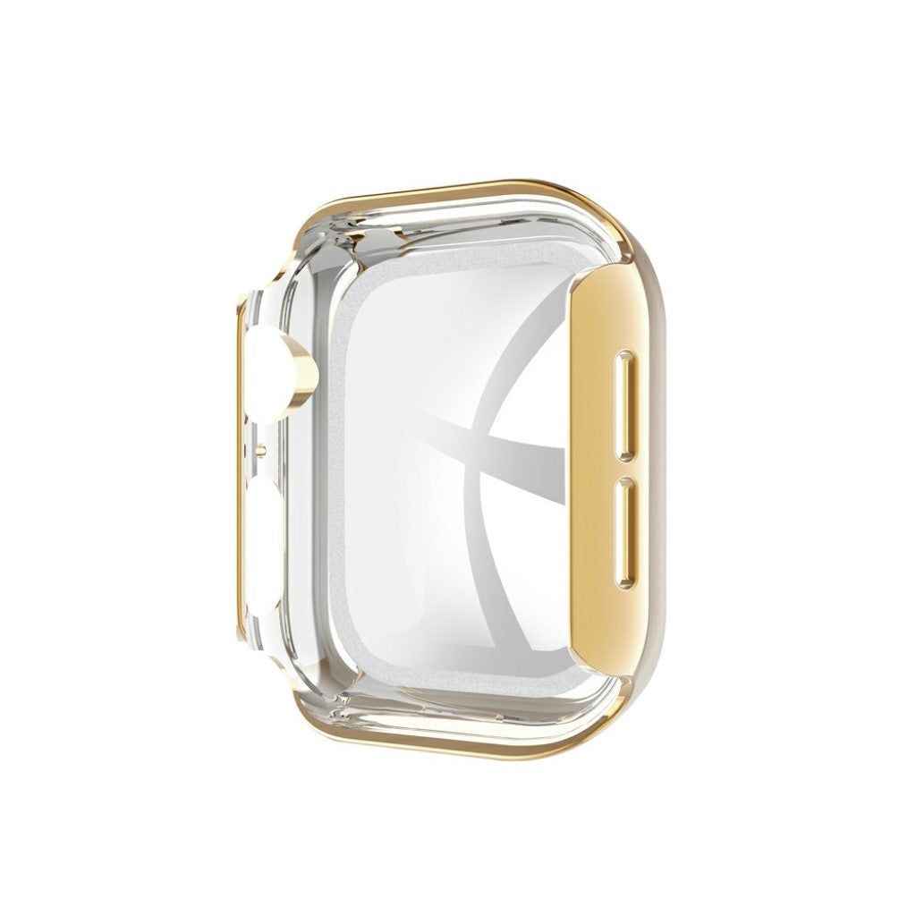 Apple Watch Series 1-3 42mm  Rhinsten og Silikone Bumper  - Guld#serie_4