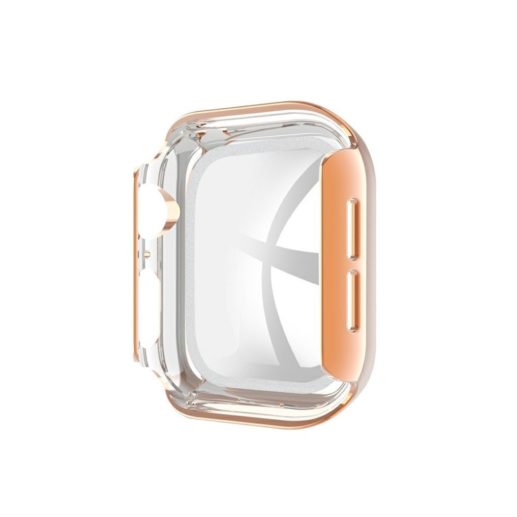 Apple Watch Series 1-3 42mm  Rhinsten og Silikone Bumper  - Pink#serie_6
