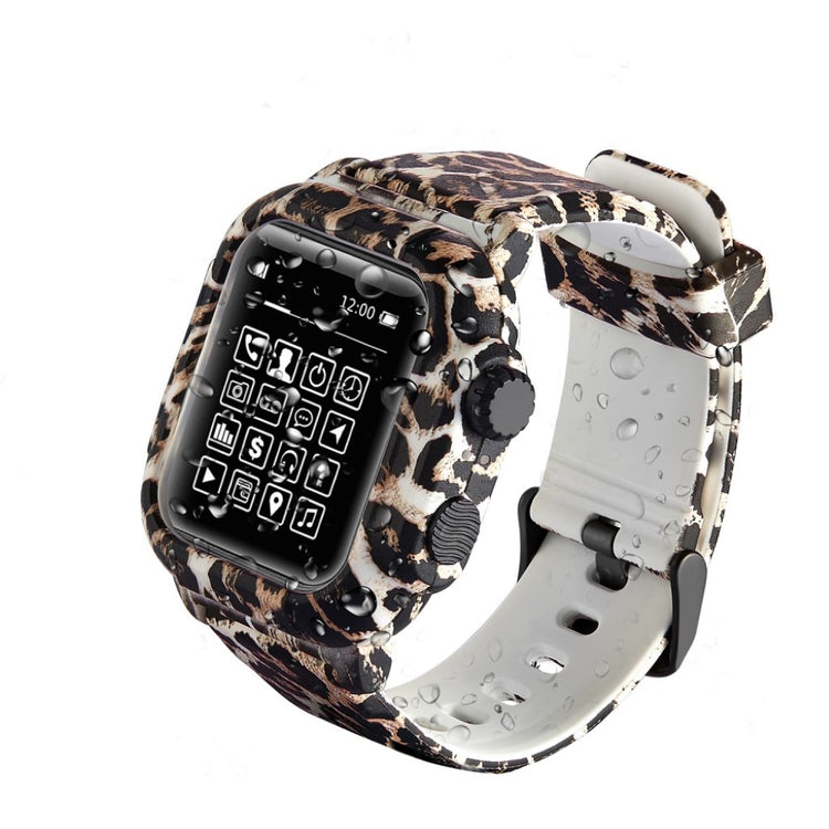 Fed Apple Watch Series 1-3 42mm Silikone Rem - Flerfarvet#serie_1