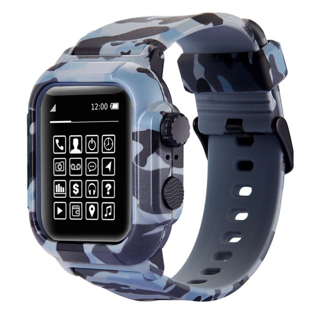 Fed Apple Watch Series 1-3 42mm Silikone Rem - Flerfarvet#serie_2