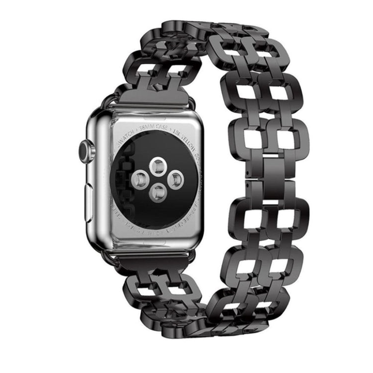 Vildt elegant Apple Watch Series 1-3 42mm Metal Rem - Sort#serie_1