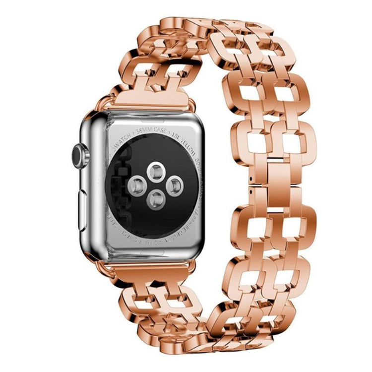 Vildt elegant Apple Watch Series 1-3 42mm Metal Rem - Pink#serie_3