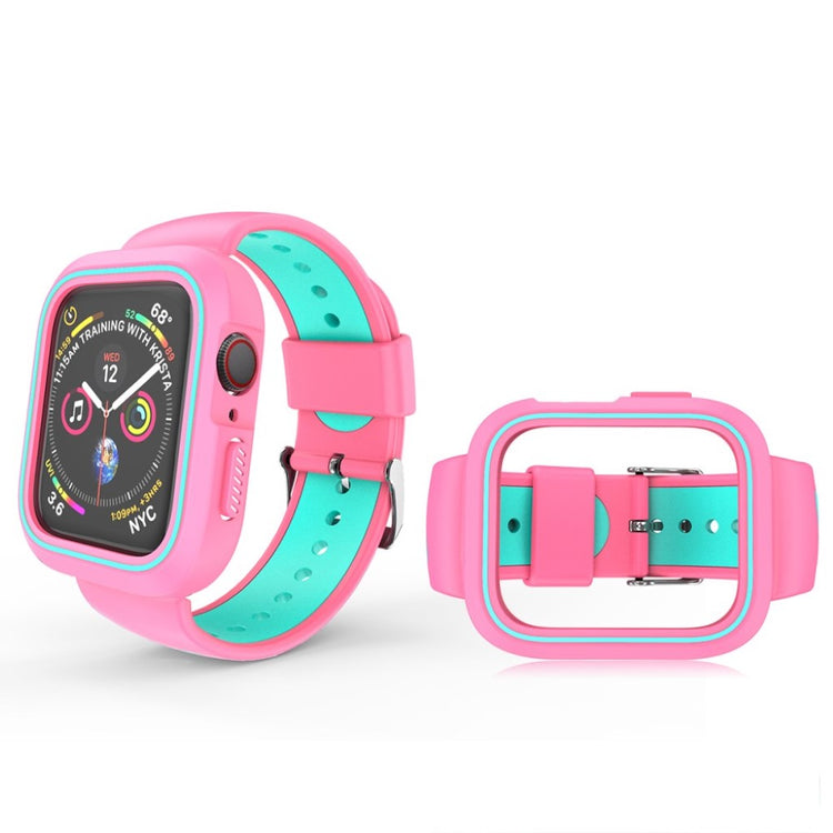 Vildt kønt Apple Watch Series 1-3 42mm Silikone Rem - Pink#serie_6