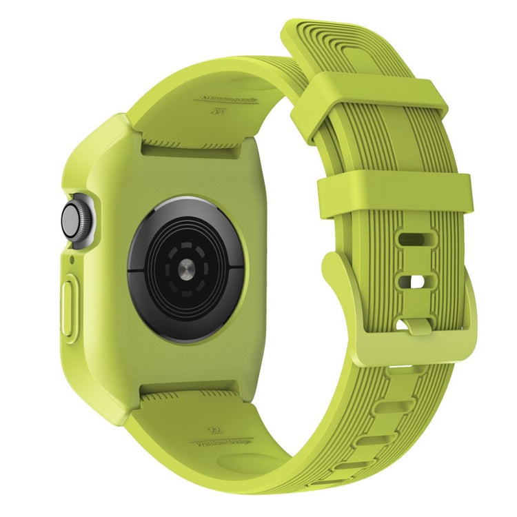 Vildt nydelig Apple Watch Series 1-3 42mm Silikone Rem - Grøn#serie_5