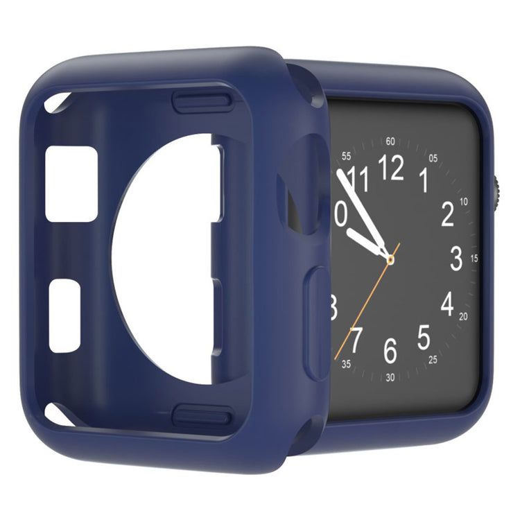 Vildt Fed Apple Watch Series 1-3 42mm Silikone Cover - Blå#serie_12