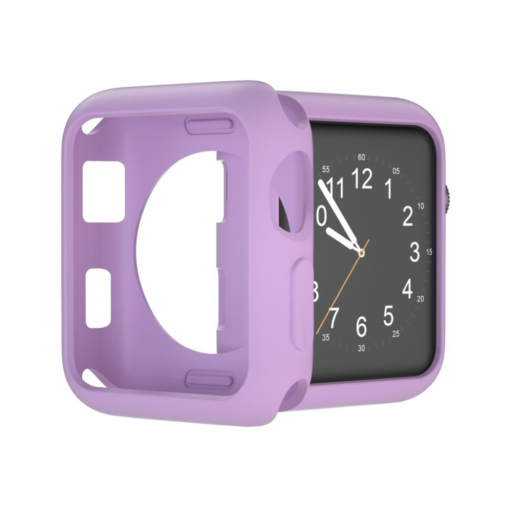 Vildt Fed Apple Watch Series 1-3 42mm Silikone Cover - Lilla#serie_13