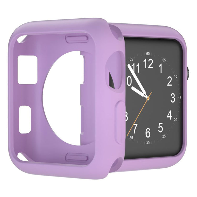 Vildt Fed Apple Watch Series 1-3 42mm Silikone Cover - Lilla#serie_13