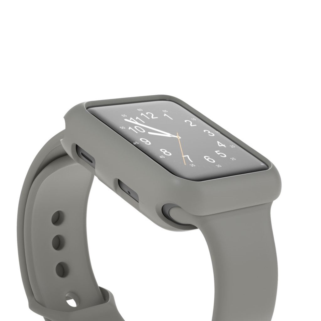 Vildt Fed Apple Watch Series 1-3 42mm Silikone Cover - Sølv#serie_3