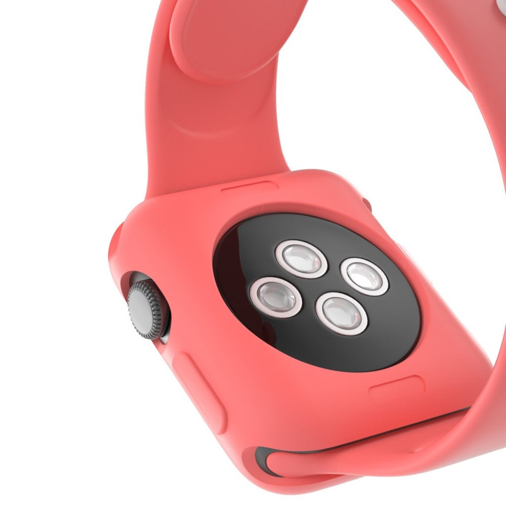 Vildt Fed Apple Watch Series 1-3 42mm Silikone Cover - Orange#serie_6