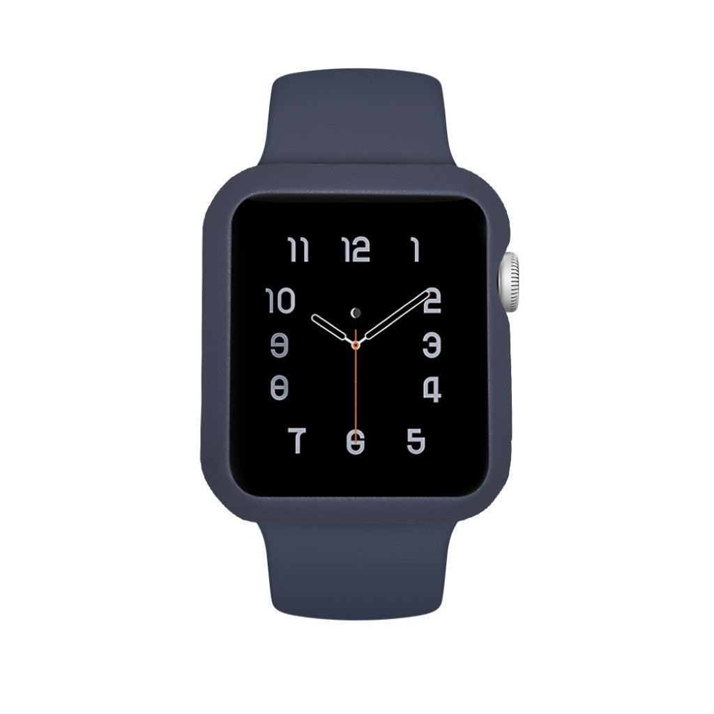 Apple Watch Series 1-3 42mm Holdbar Silikone Bumper  - Blå#serie_11