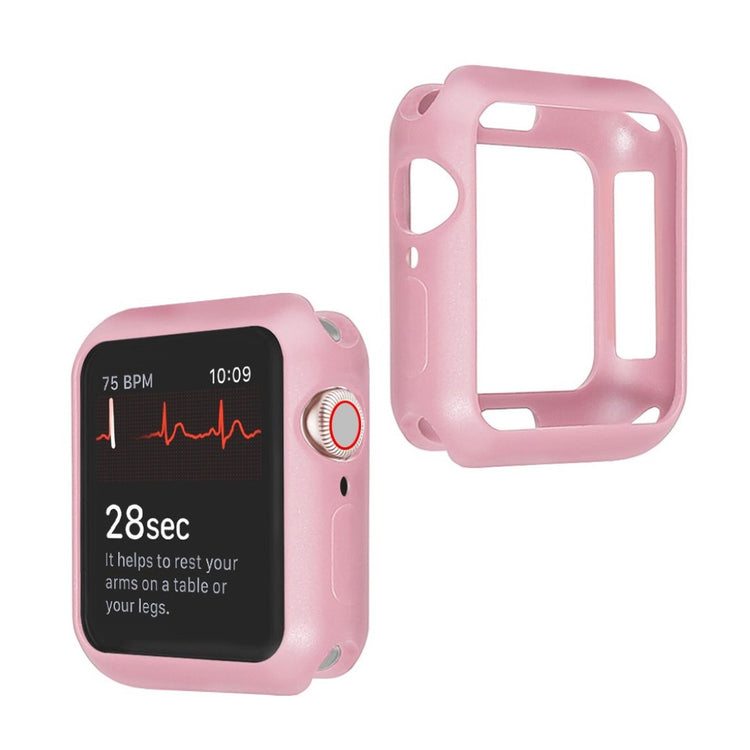 Apple Watch Series 1-3 42mm Holdbar Silikone Bumper  - Pink#serie_5