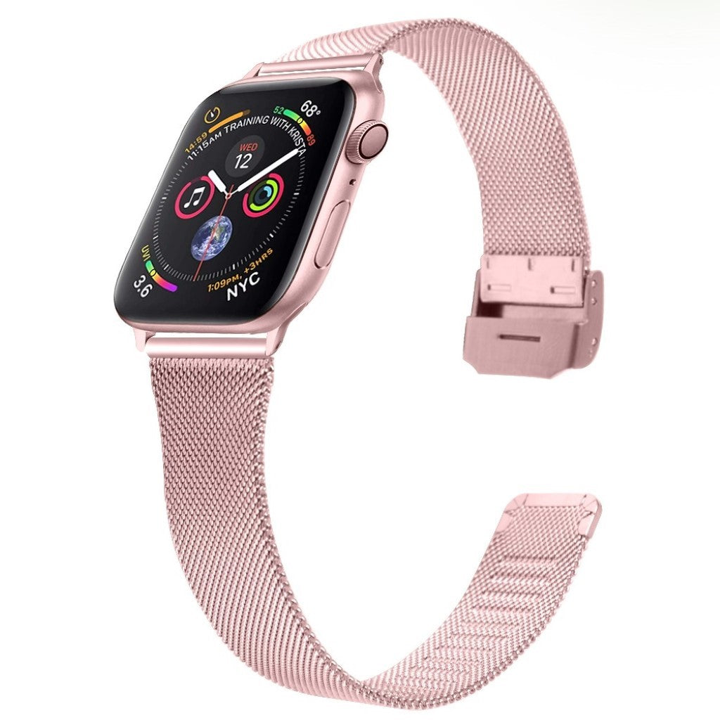 Meget smuk Apple Watch Series 1-3 42mm Metal Rem - Pink#serie_4