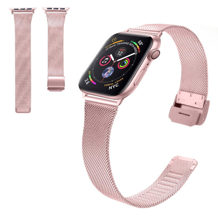 Meget smuk Apple Watch Series 1-3 42mm Metal Rem - Pink#serie_4