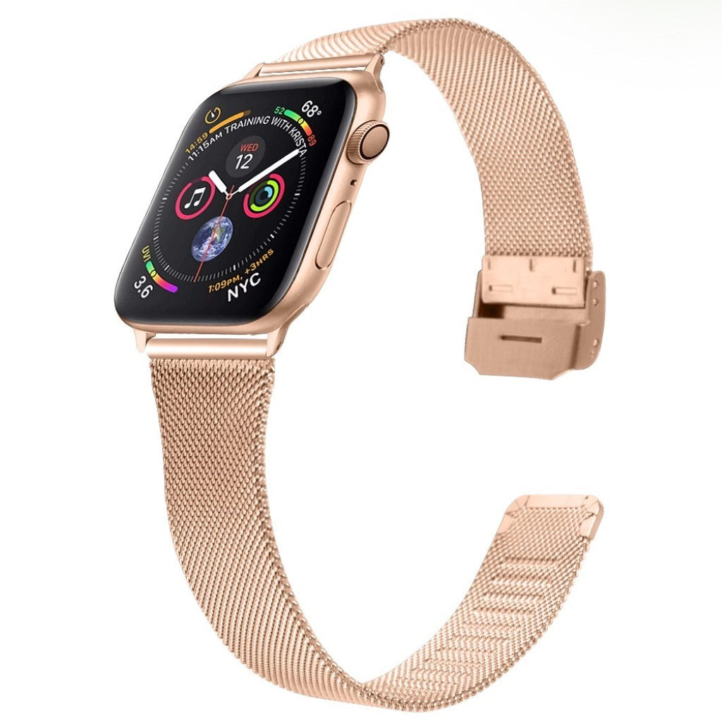 Meget smuk Apple Watch Series 1-3 42mm Metal Rem - Pink#serie_5