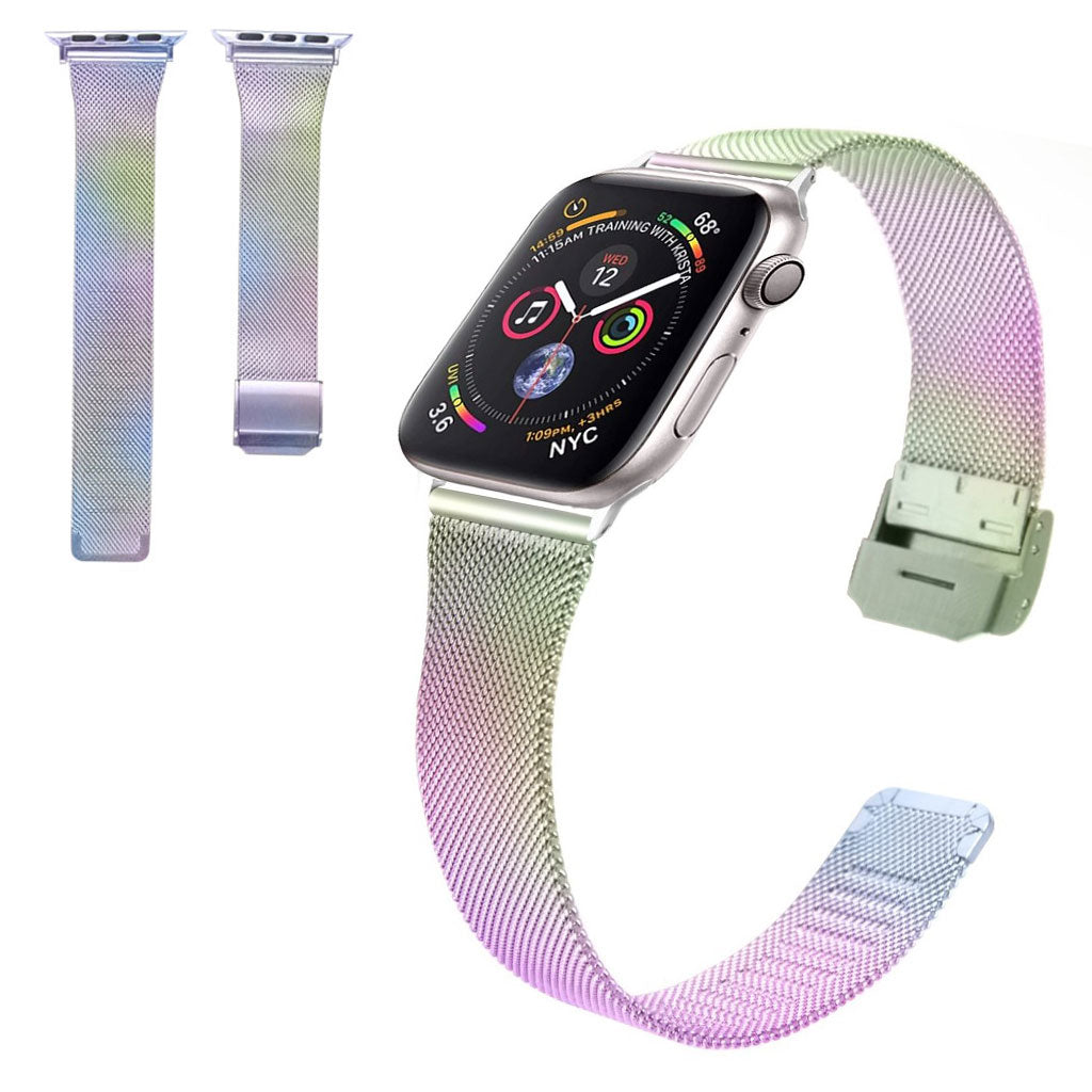 Meget smuk Apple Watch Series 1-3 42mm Metal Rem - Flerfarvet#serie_6
