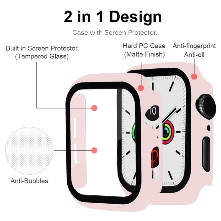 Apple Watch Series 1-3 42mm Holdbar Plastik Bumper  - Pink#serie_10