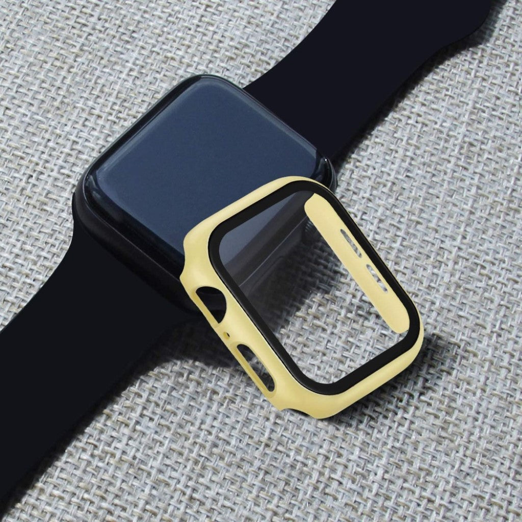 Apple Watch Series 1-3 42mm Holdbar Plastik Bumper  - Gul#serie_2